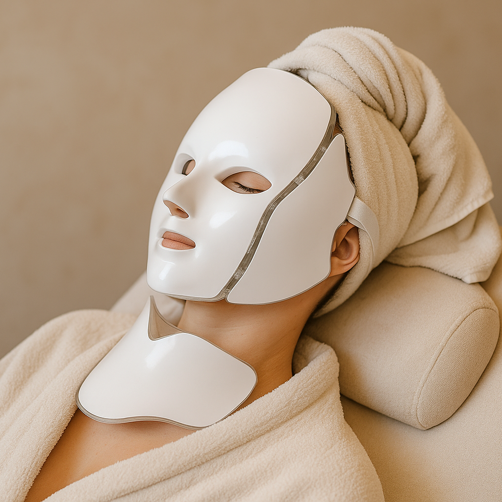 GlowHalo 7-Colour LED Face & Neck Mask